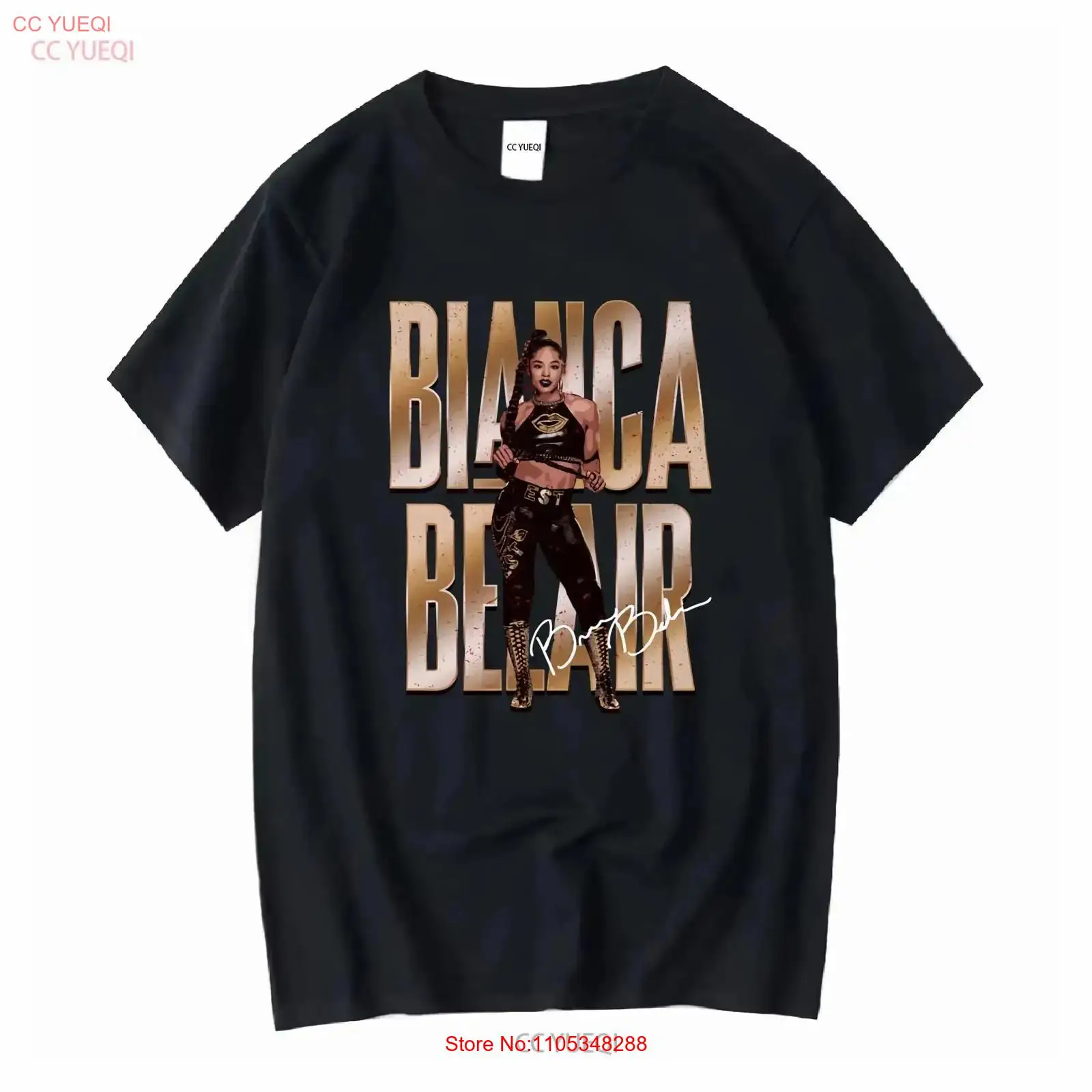 Vintage Fashion Wear - Koszulka z sygnaturną pozą Bianca Belair,