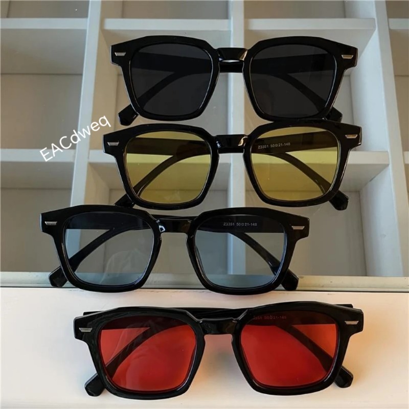 Męskie prostokątne okulary prz – Vintage Fashion Female recenzja i cena