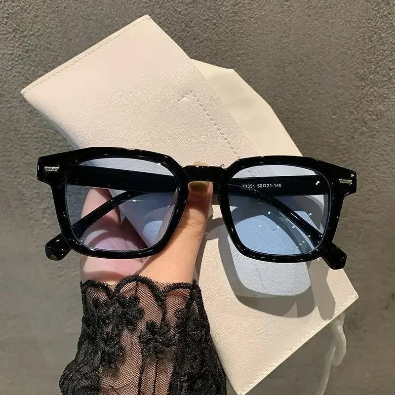 Męskie prostokątne okulary prz – Vintage Fashion Female recenzja i cena