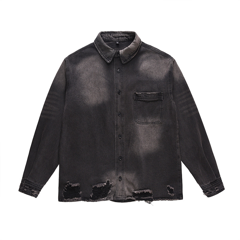 Męska kurtka jeansowa z przeta – Vintage Fashion Jacket recenzja i cena