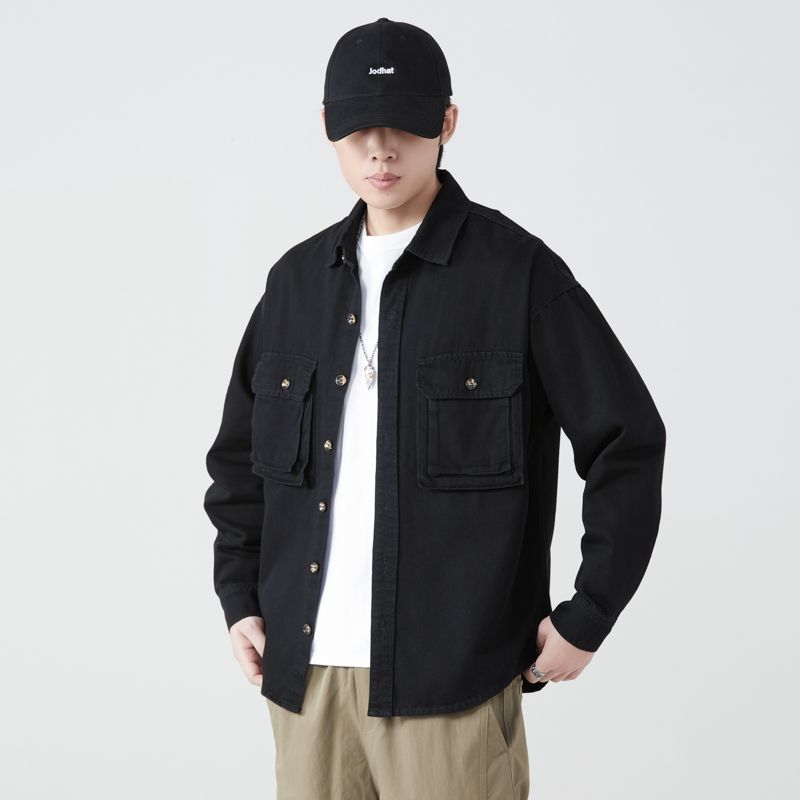 Męskie koszule robocze z czyst – Vintage Fashion Jacket recenzja i cena