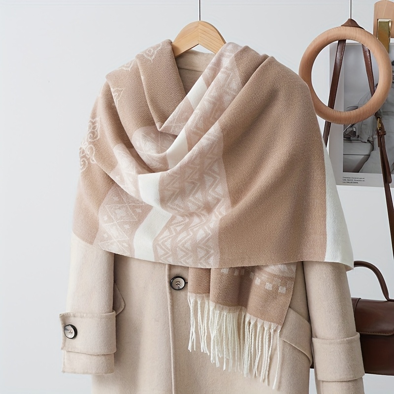 1 szt. wielokolorowy szal w et – Vintage Fashion Outfit recenzja i cena