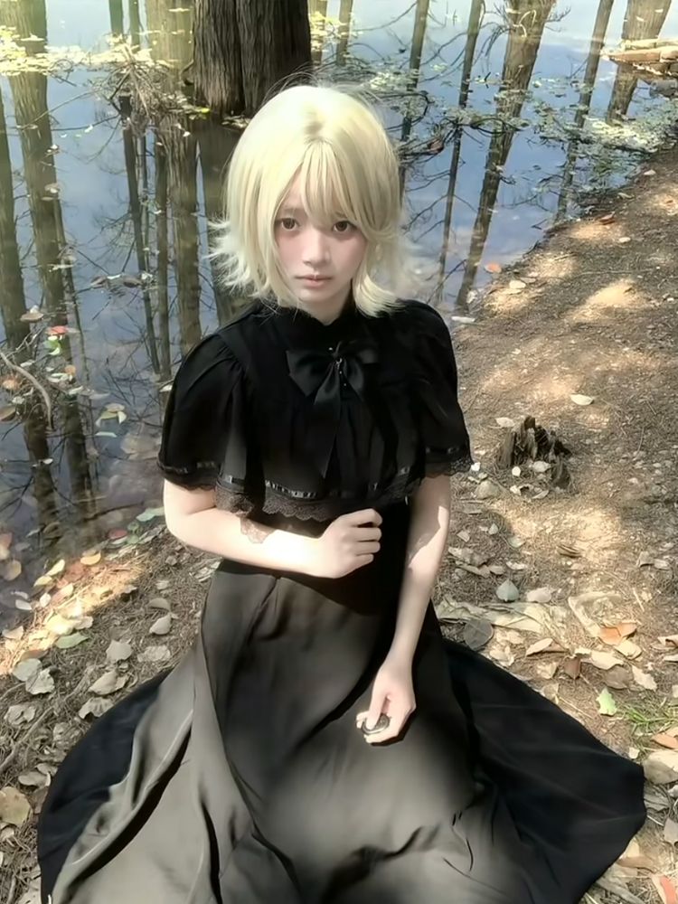 Gotycka sukienka Harajuku, dop – Vintage Fashion Retro Outfit recenzja i cena