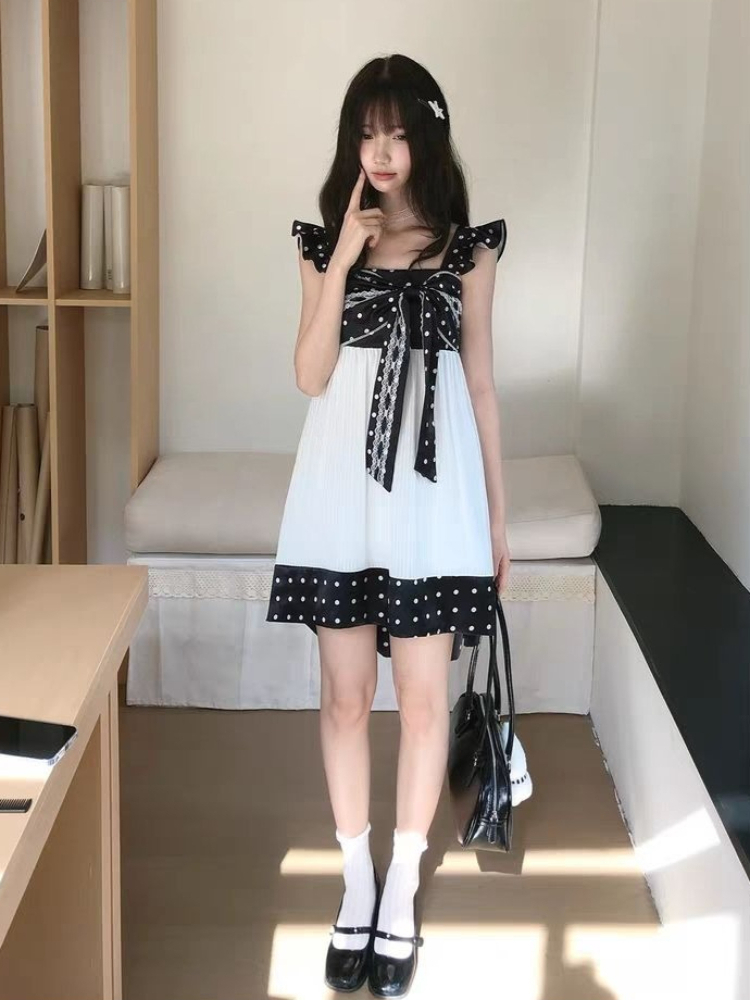 Japońska Sukienka Mini w Stylu – Vintage Fashion Retro Outfit recenzja i cena