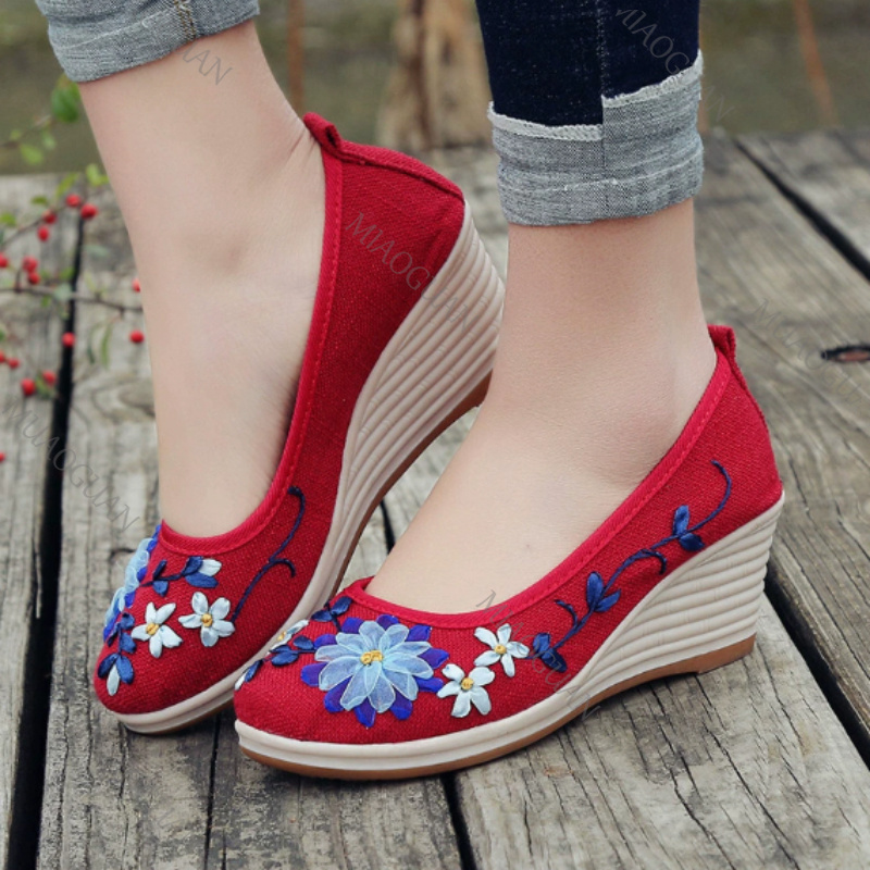 Haftowane damskie wygodne buty – Vintage Fashion Female recenzja i cena