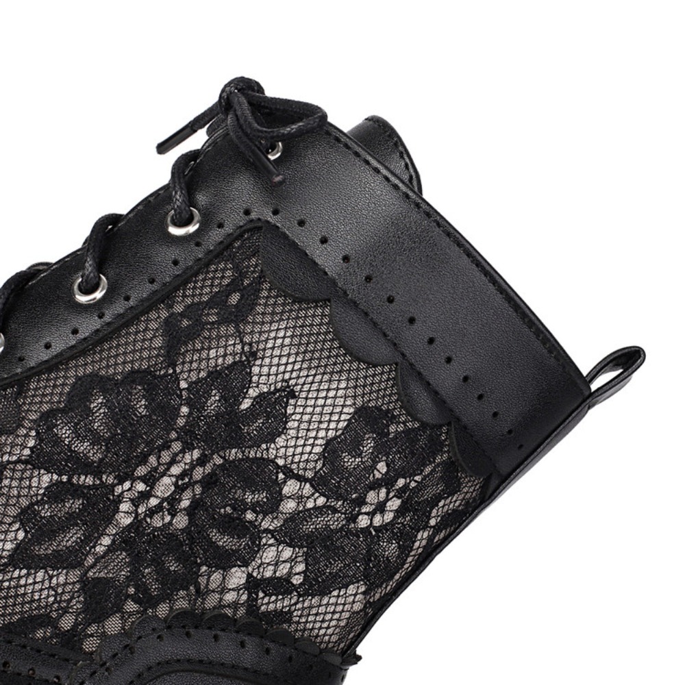 Vintage ażurowe botki z koronk – Vintage Fashion Outfit recenzja i cena