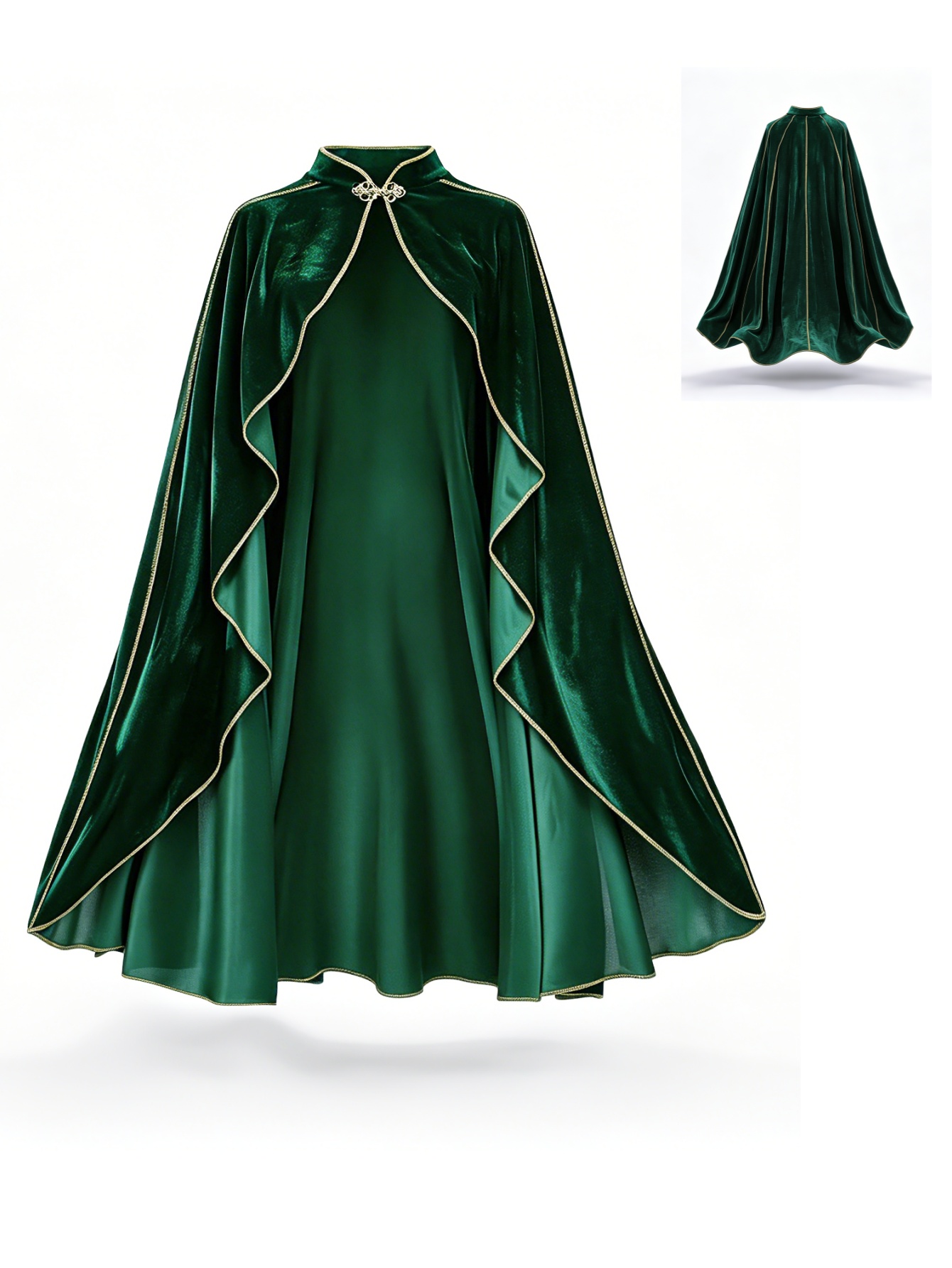 Damski płaszcz zielony aksamit – Vintage Fashion Dresses recenzja i cena