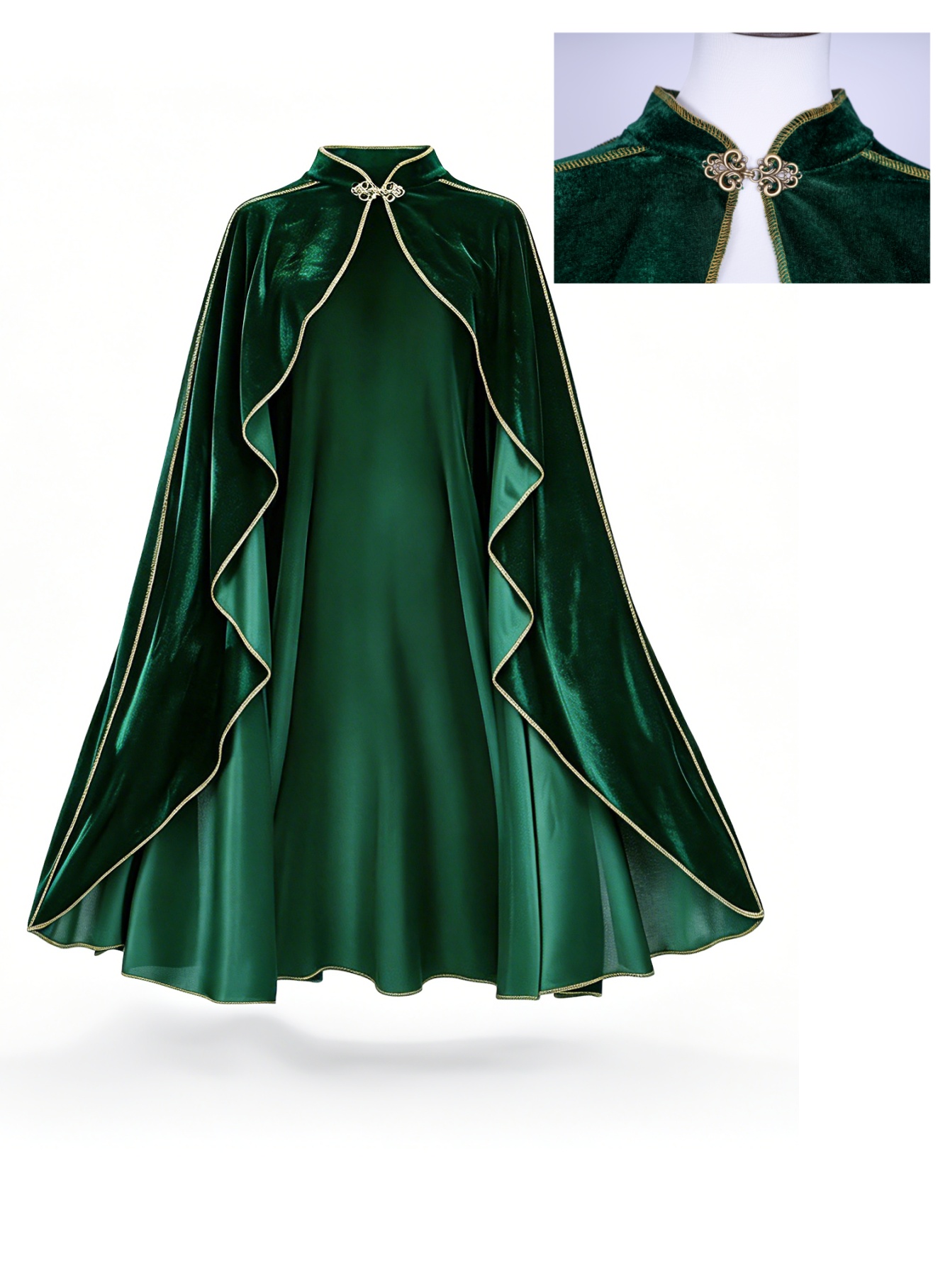 Damski płaszcz zielony aksamit – Vintage Fashion Dresses recenzja i cena
