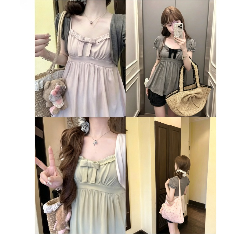Koreański Zestaw Dwuczęściowy  – Vintage Fashion Retro Outfit recenzja i cena