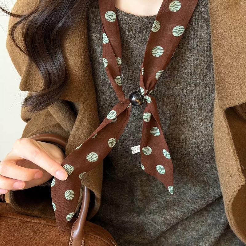 Vintage'owy szal z szyfonu w k – Vintage Fashion Wear recenzja i cena