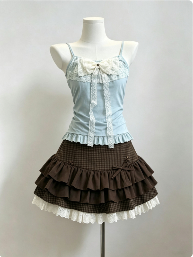Japoński zestaw Harajuku Y2K V – Vintage Fashion Outfit recenzja i cena