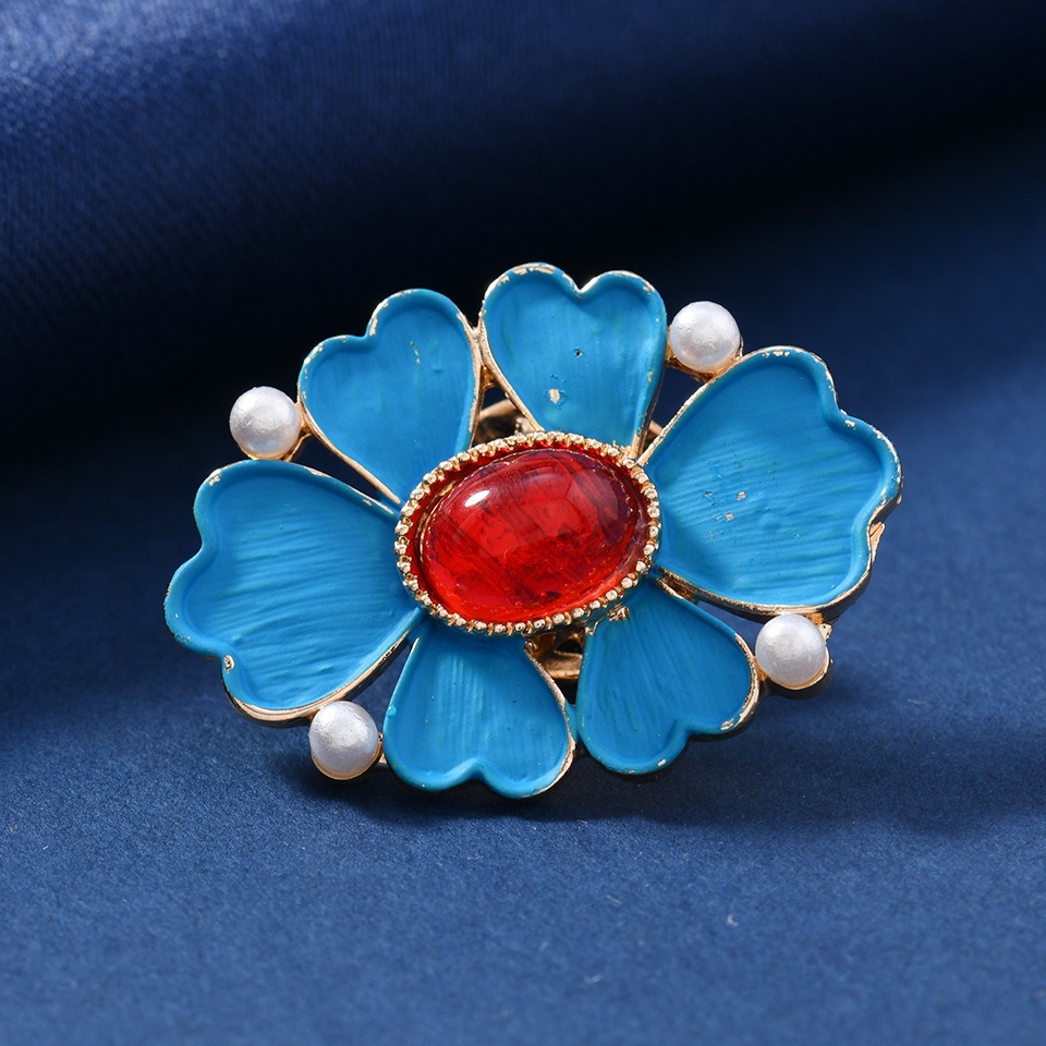 Vintage emaliowana broszka z n – Vintage Fashion Wear recenzja i cena