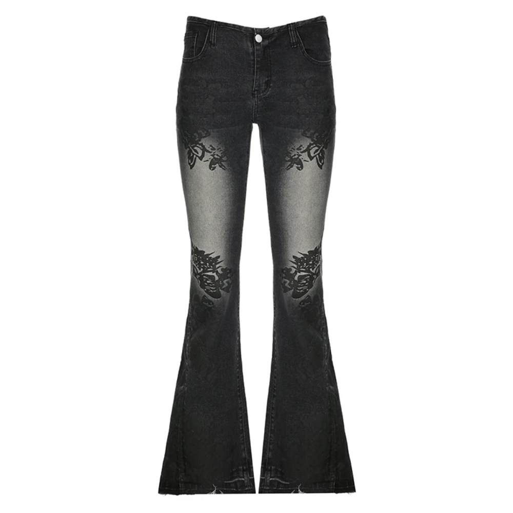 Streetwear Flare Jeans Women D – Mom Jean High Rise recenzja i cena