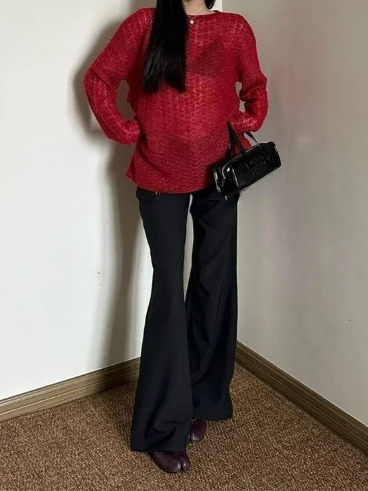 Przezroczysta dzianinowa koszu – Vintage Fashion recenzja i cena