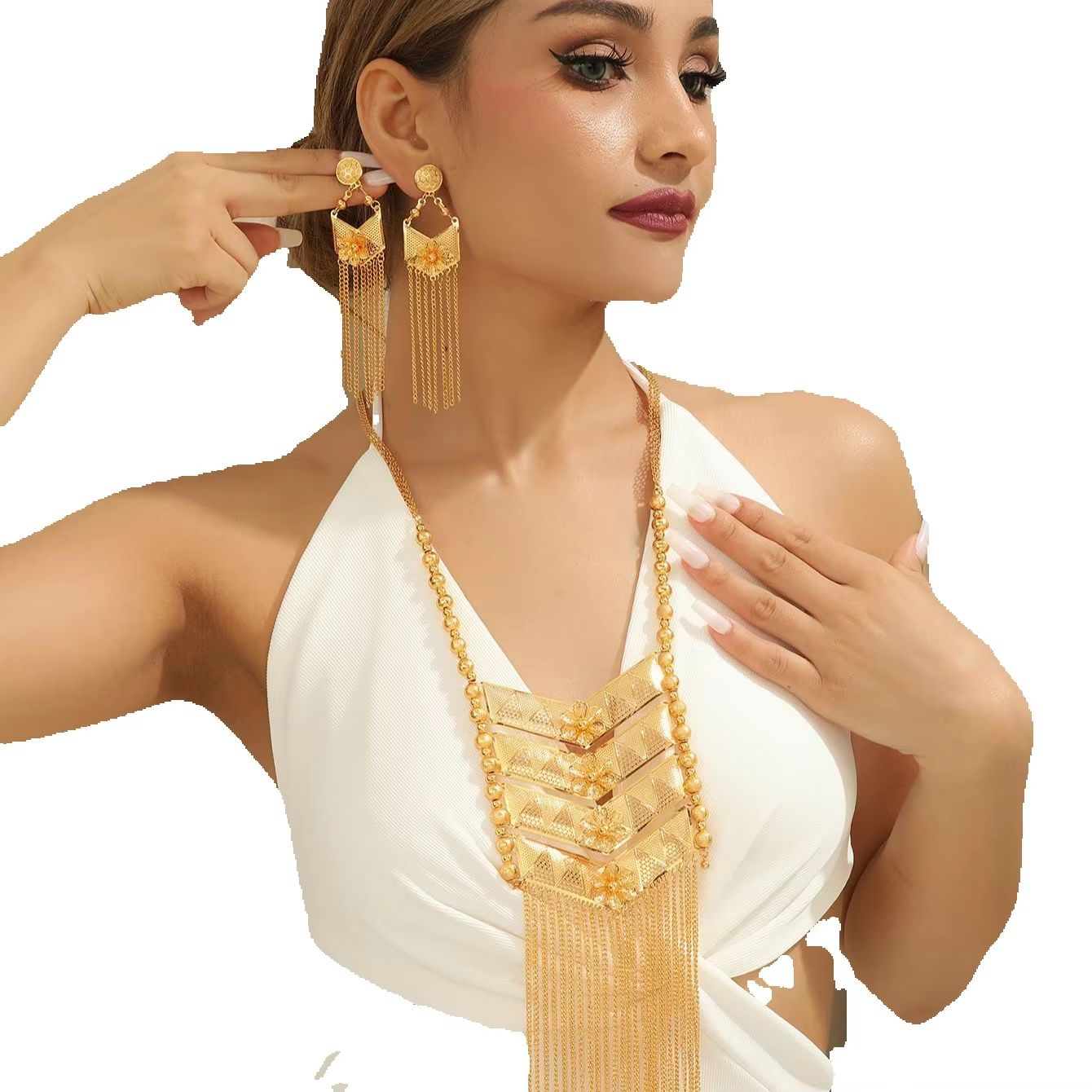 New Dubai 24K stop złocony nas – Vintage Fashion Guild recenzja i cena